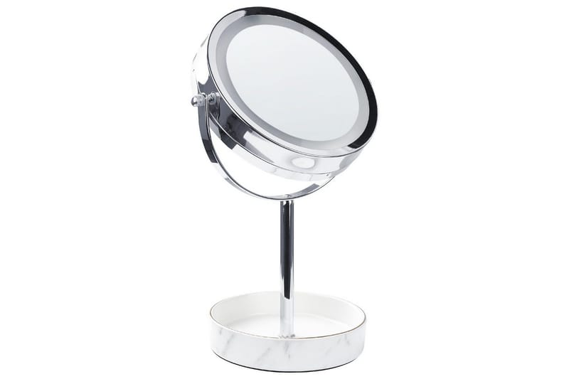 Sminkspegel Savoie Silver/Vit - Silver/Vit - Inredning - Speglar - Sminkspegel