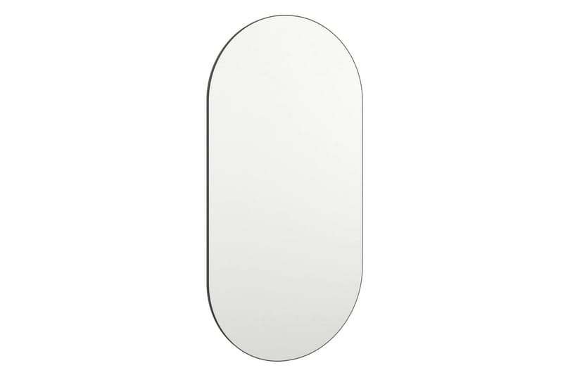 Spegel 40x20 cm glas - Vit - Väggspegel - Hallspegel