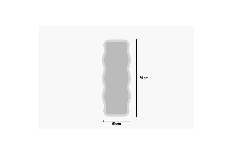 Spegel Aror Vit - Vit - Inredning - Speglar - Väggspegel