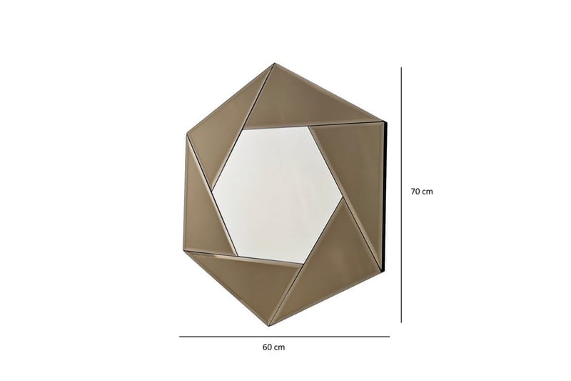 Spegel Calrith Brons - Brons - Inredning - Speglar - Väggspegel