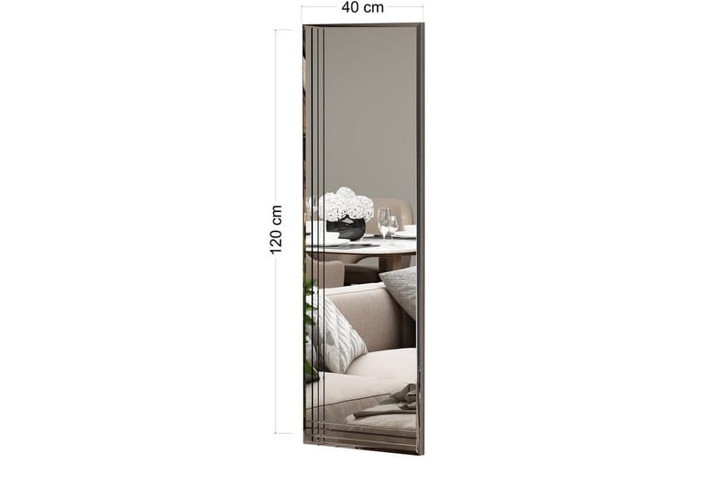 Spegel Casaria Transparent - Vit - Inredning - Speglar - Väggspegel