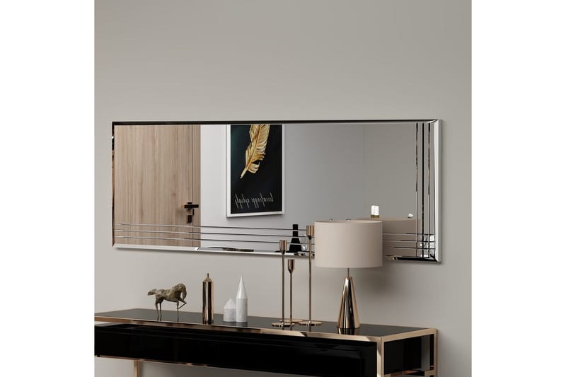 Spegel Casaria Transparent - Vit - Inredning - Speglar - Väggspegel