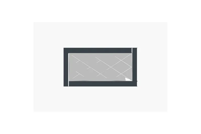 Spegel Elorwich Fume / Vit, Fume / Vit