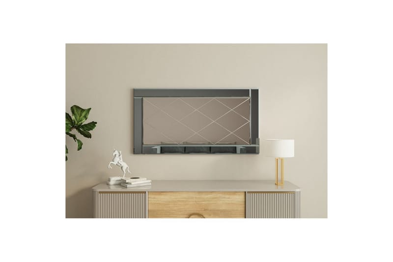 Spegel Elorwich Fume / Vit - Fume / Vit - Inredning - Speglar - Väggspegel