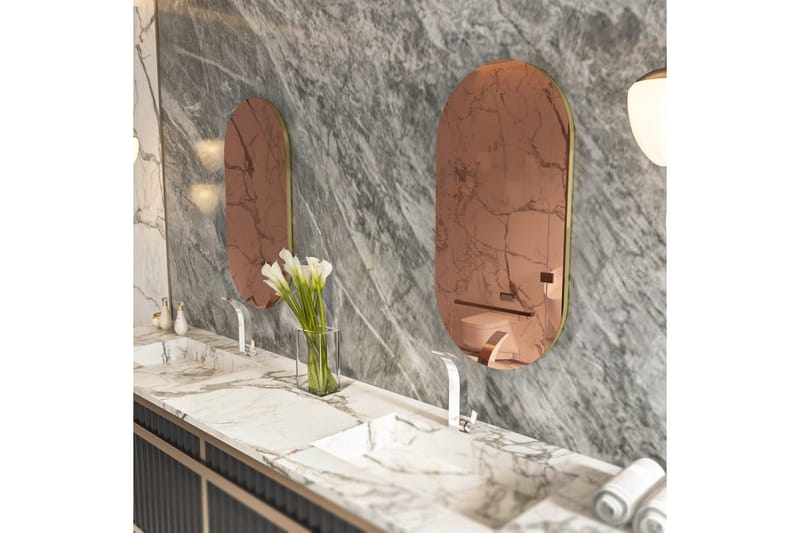 Spegel Erona Brons / Rany - Brons / Rany - Inredning - Speglar - Väggspegel