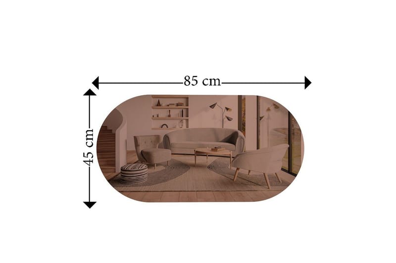 Spegel Erona Brons / Rany - Brons / Rany - Inredning - Speglar - Väggspegel