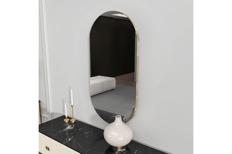 Spegel Erona Mörkgrå / Rany - Mörkgrå / Rany - Inredning - Speglar - Väggspegel