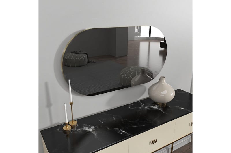 Spegel Erona Mörkgrå / Rany - Mörkgrå / Rany - Inredning - Speglar - Väggspegel