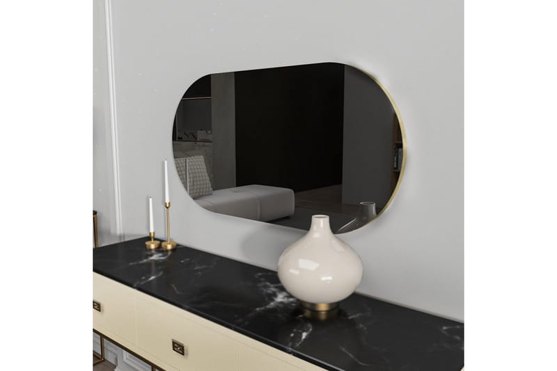Spegel Erona Mörkgrå / Rany - Mörkgrå / Rany - Inredning - Speglar - Väggspegel