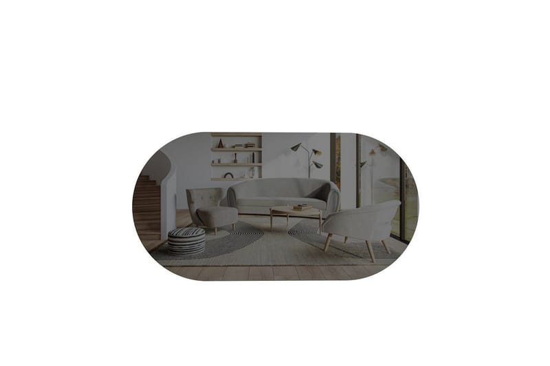 Spegel Erona Mörkgrå / Rany, Mörkgrå / Rany