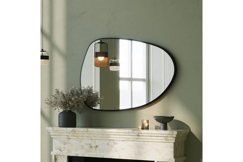 Spegel Inrol Svart - Svart - Inredning - Speglar - Väggspegel