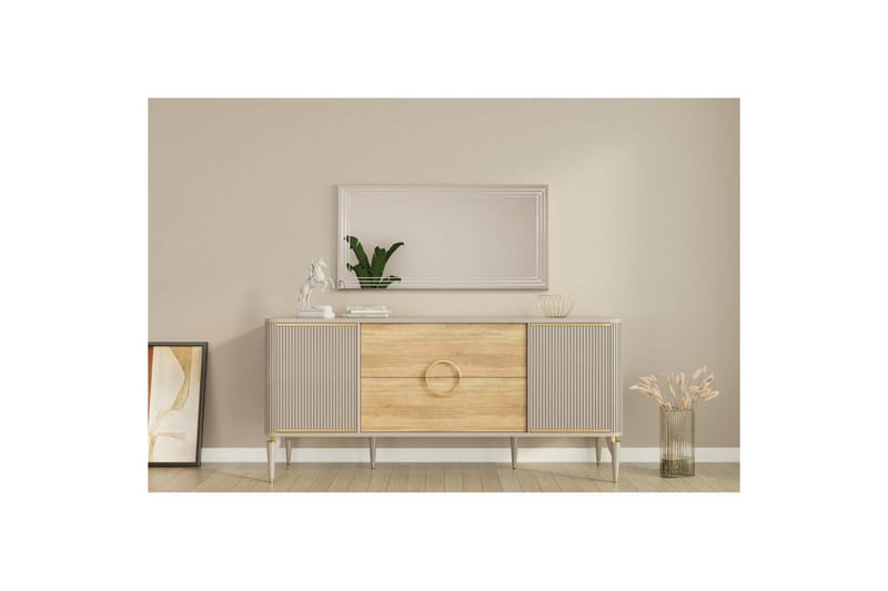 Spegel Jasvinder Vit - Vit - Inredning - Speglar - Väggspegel