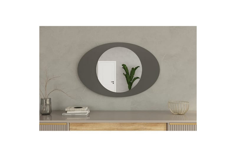 Spegel Masatoshi Antracit - Antracit - Inredning - Speglar - Väggspegel