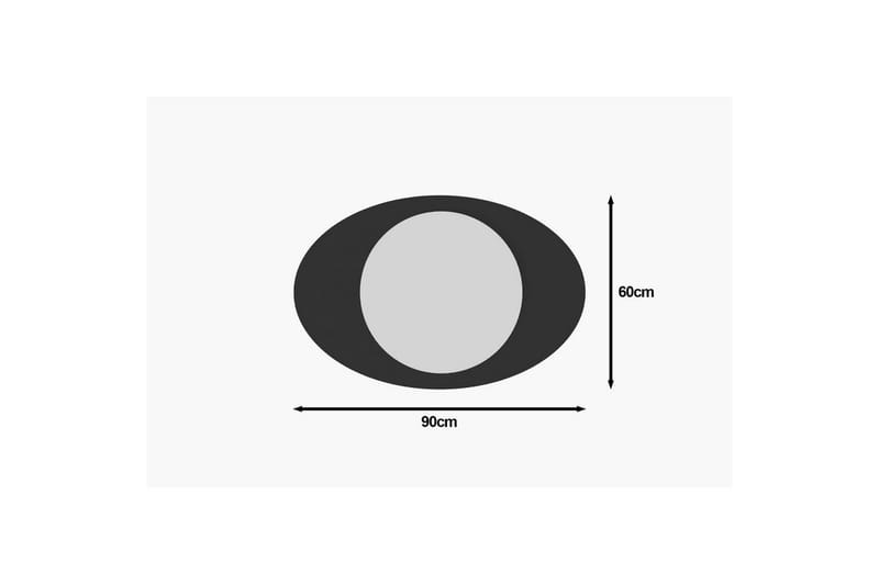 Spegel Masatoshi Svart - Svart - Inredning - Speglar - Väggspegel