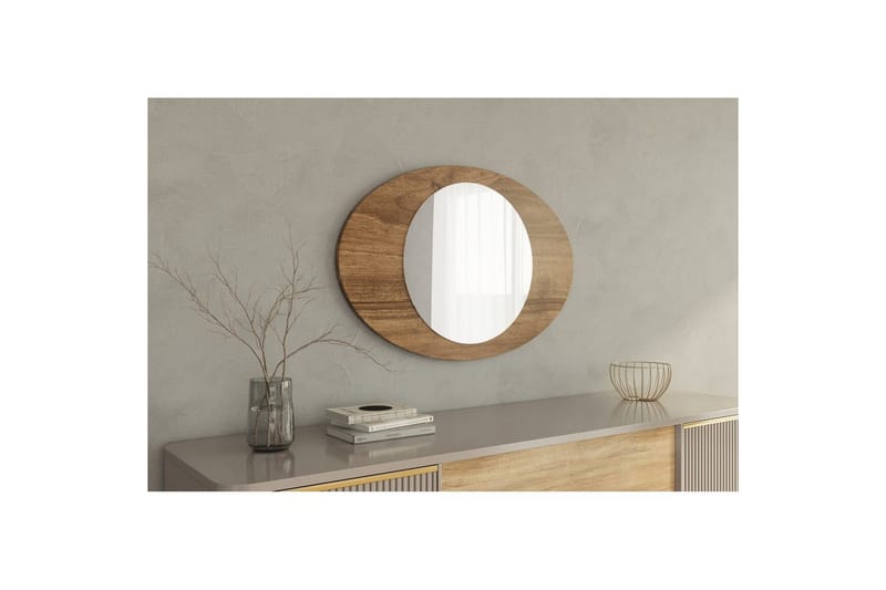 Spegel Masatoshi Valnöt - Valnöt - Inredning - Speglar - Väggspegel