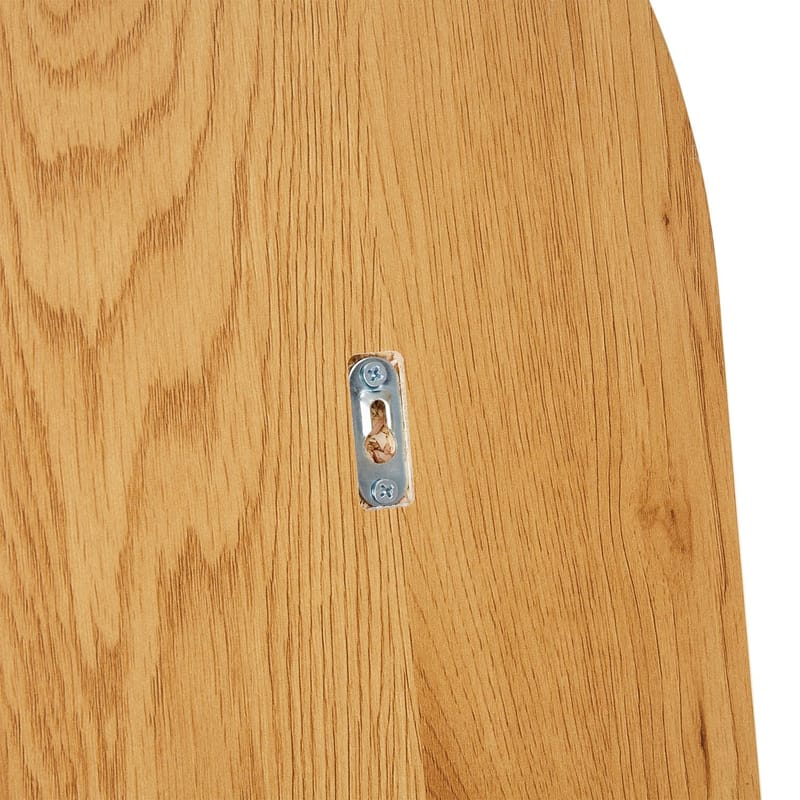 Spegel med hylla Aalborg 92x15x93 cm ek - brun - Inredning - Speglar - Väggspegel