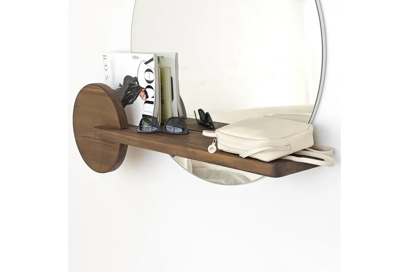 Spegel Ronil Valnöt - Brun - Inredning - Speglar - Väggspegel