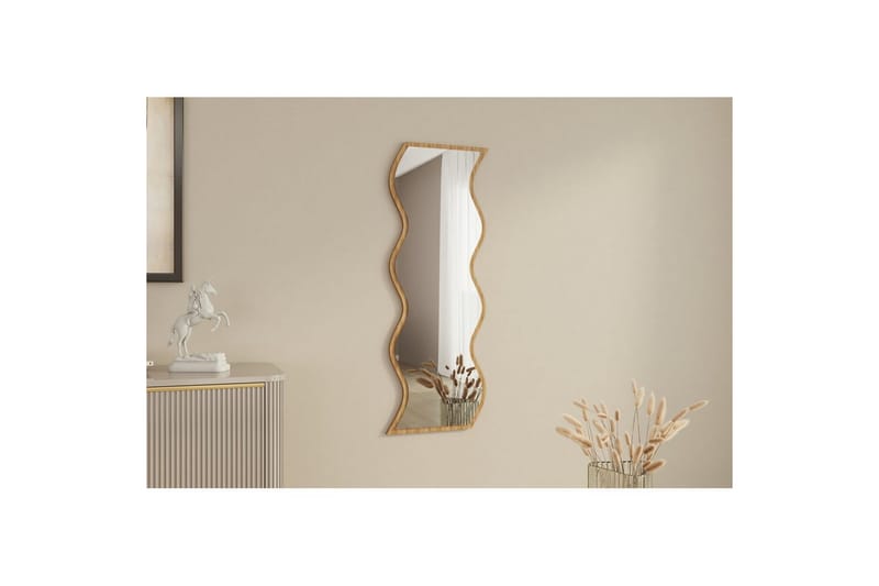 Spegel Safidon Vit / Natur - Vit / Natur - Inredning - Speglar - Väggspegel