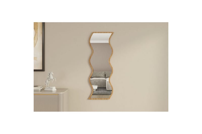 Spegel Safidon Vit / Natur - Vit / Natur - Inredning - Speglar - Väggspegel