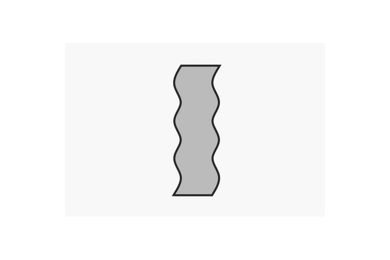 Spegel Safidon Vit / Svart - Vit / Svart - Inredning - Speglar - Väggspegel