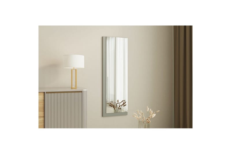 Spegel Sudariya Vit / Antracit - Vit / Antracit - Inredning - Speglar - Väggspegel