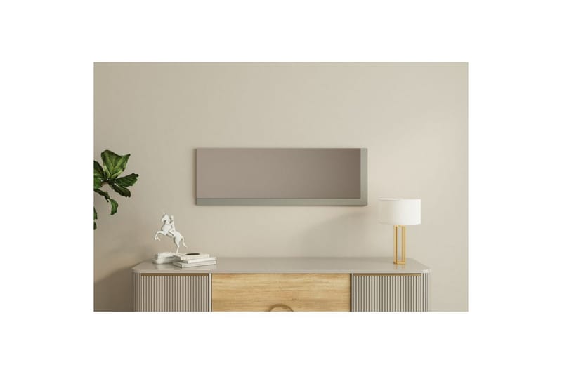 Spegel Sudariya Vit / Antracit - Vit / Antracit - Inredning - Speglar - Väggspegel