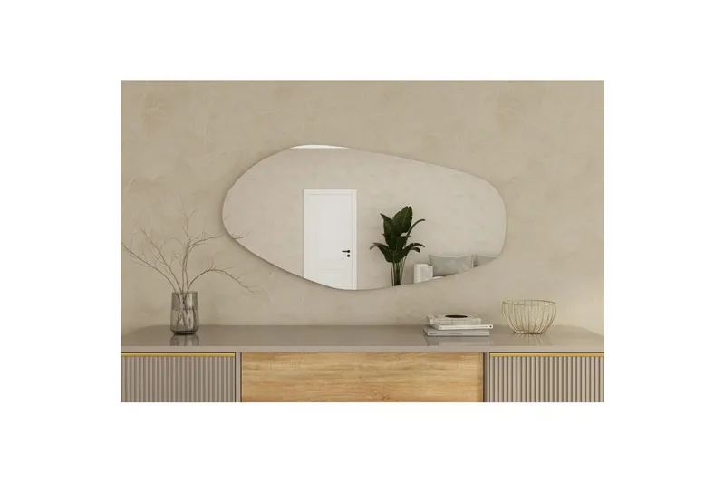 Spegel Ticomanra svart - Svart - Inredning - Speglar - Väggspegel