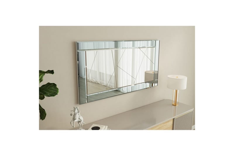 Spegel Virlin Fume / Vit - Fume / Vit - Inredning - Speglar - Väggspegel