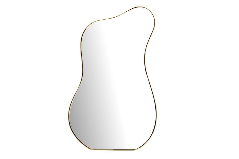 Spegel Wohnling Asymmetrisk metallram oval 100 cm - Inredning - Speglar - Väggspegel