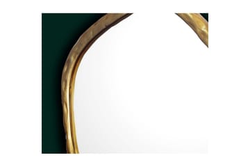 Spegel Wohnling Asymmetrisk metallram rund 60 cm - Inredning - Speglar - Väggspegel
