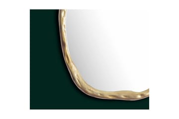Spegel Wohnling Asymmetrisk metallram rund 60 cm - Inredning - Speglar - Väggspegel