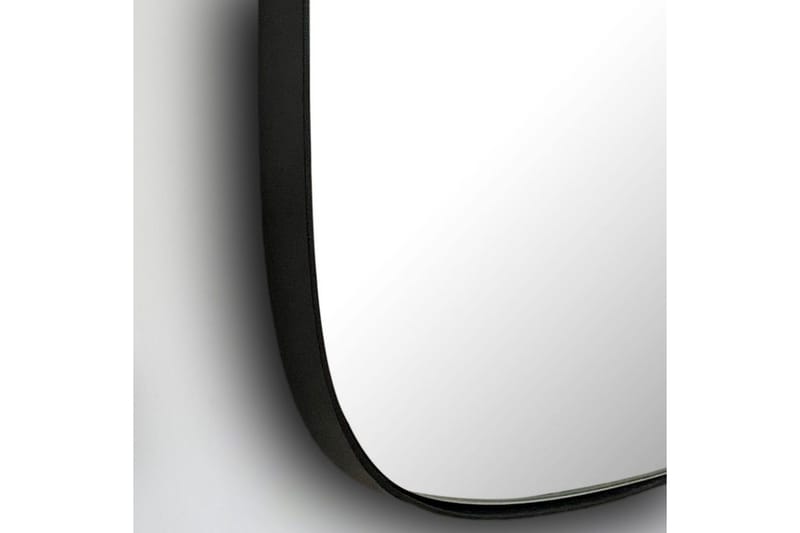 Spegel Wohnling Asymmetrisk tjock metallram oval 60 cm - Inredning - Speglar - Väggspegel