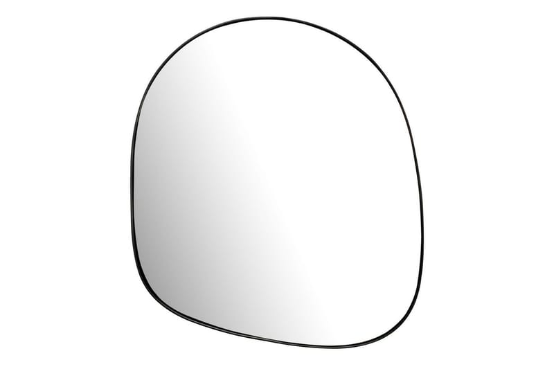 Spegel Wohnling Asymmetrisk tjock metallram oval 60 cm - Inredning - Speglar - Väggspegel