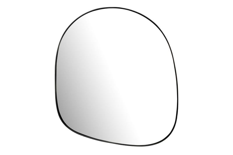 Spegel Wohnling Asymmetrisk tjock metallram oval 60 cm, undefined