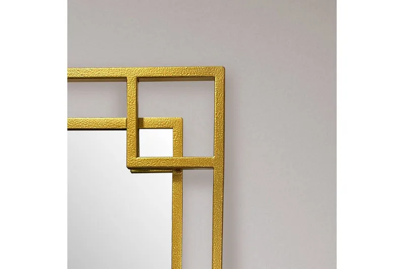 Spegel Wohnling Fyrkantig Geometrisk 60 cm Metallram Modern - Inredning - Speglar - Väggspegel