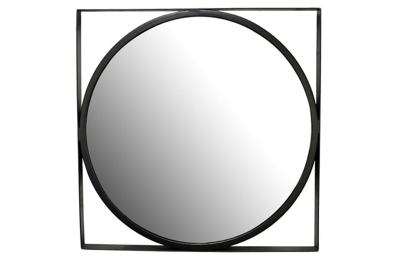 Spegel Wohnling Fyrkantig Ram Rund 54 cm Modern - Inredning - Speglar - Väggspegel