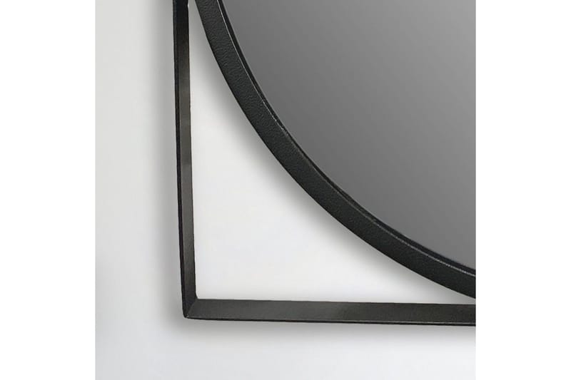 Spegel Wohnling Fyrkantig Ram Rund 54 cm Modern - Inredning - Speglar - Väggspegel