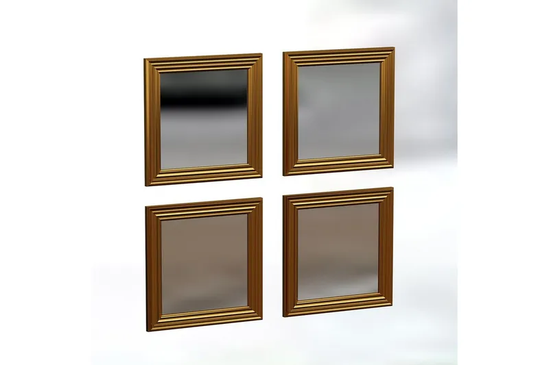 Spegelset (4 delar) Miyo Rany - Rany - Inredning - Speglar - Spegelmöbler - Spegelkub