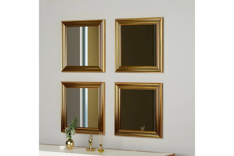 Spegelset (4 delar) Miyo Rany - Rany - Inredning - Speglar - Spegelmöbler - Spegelkub