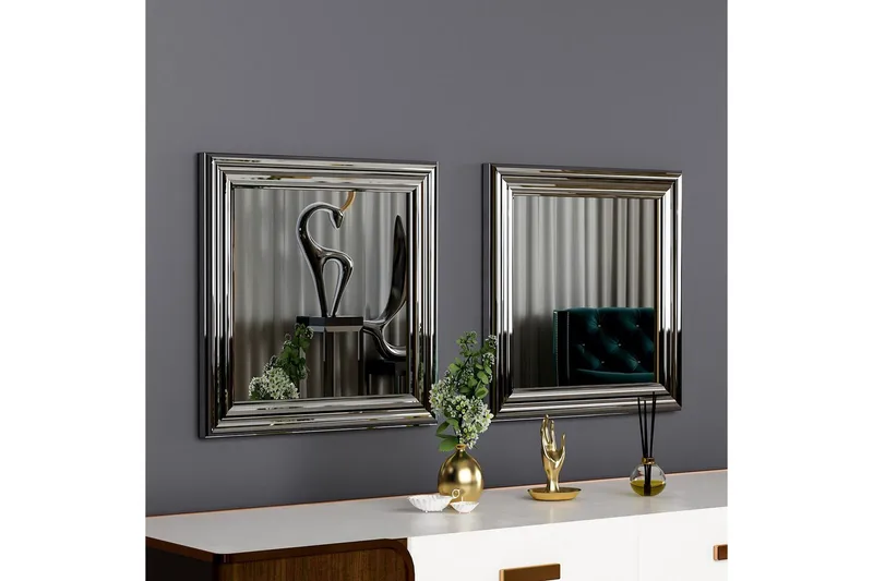 Spegelset (2 delar) Dorougradwyn Argentu - Zurellentu - Inredning - Speglar - Väggspegel