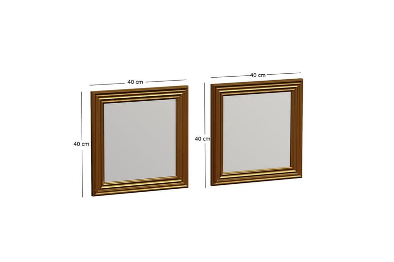 Spegelset (2 delar) Dorougradwyn Rany - Rany - Inredning - Speglar - Väggspegel