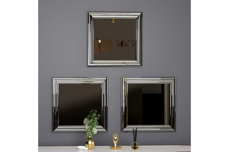 Spegelset (3 delar) Gausberto Argentu - Zurellentu - Inredning - Speglar - Väggspegel