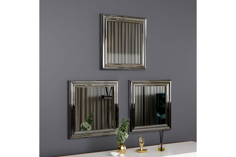 Spegelset (3 delar) Gausberto Argentu - Zurellentu - Inredning - Speglar - Väggspegel
