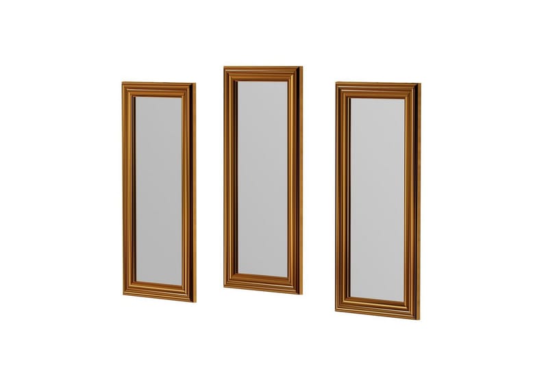 Spegelset (3 delar) Sudavia Brons - Brons - Inredning - Speglar - Väggspegel