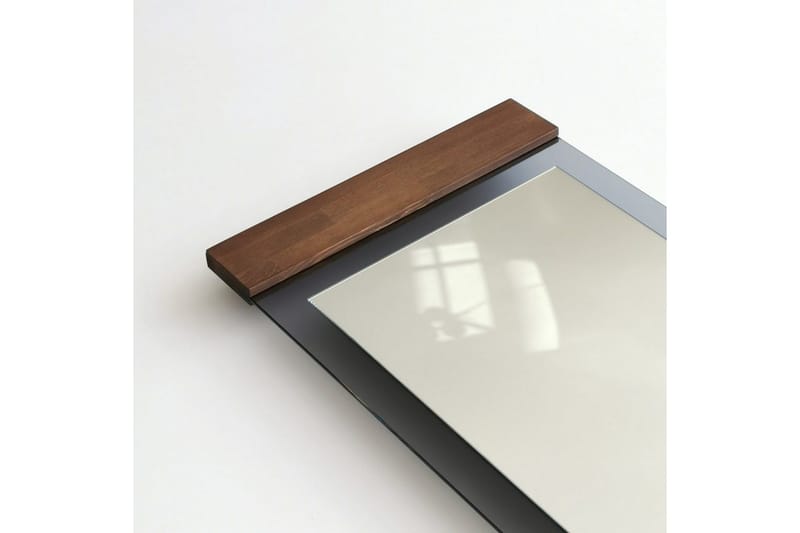 Stationsspegel Ataturs Valnöt / Rök - Valnöt / Rök - Inredning - Speglar - Väggspegel