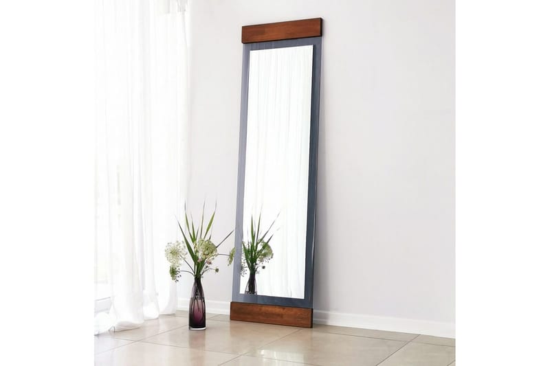 Stationsspegel Ataturs Valnöt / Rök - Valnöt / Rök - Inredning - Speglar - Väggspegel