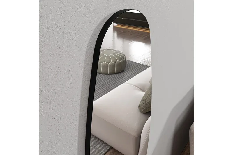 Stationsspegel Keiichi Transparent - Ljusfärgat trä - Inredning - Speglar - Väggspegel