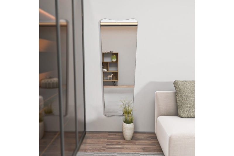 Stationsspegel Vitros Transparent / Svart - Svart/Vit - Inredning - Speglar - Väggspegel