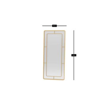 Sylron Golvspegel 80x180 cm - Guld - Inredning - Speglar - Helkroppsspegel