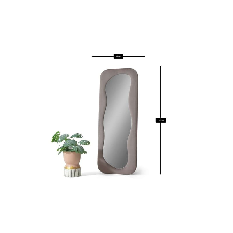 Taharoa Golvspegel 65x170 cm - Taupe - Inredning - Speglar - Helkroppsspegel